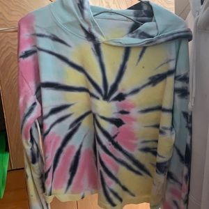 Type dye hoodie